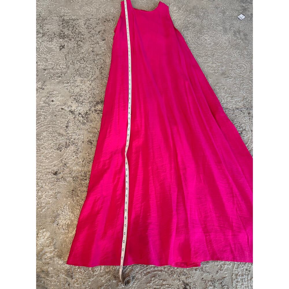 Voyageur by Mersea Hot Vibrant Pink Sleeveless Maxi Dress Sz. Small/Medium - Picture 6 of 12